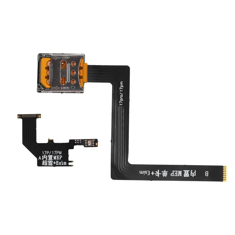 AT29-For 17 Pro Max SIM Flex SIMHUB IC Repair Tool Built-In MEP 1 SIM + ESIM Solution