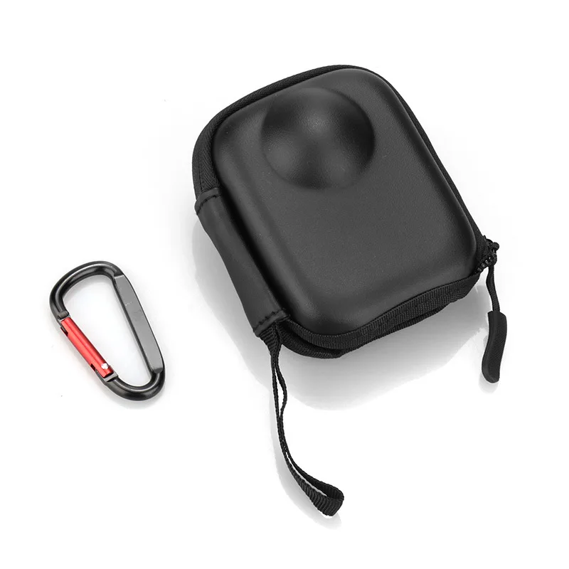 حقيبة صغيرة محمولة لـ DJI Osmo 360 حقيبة تخزين مقاومة للماء حافظة واقية حقيبة تخزين بفتحة سفلية مع حلقة تسلق قابلة للفصل