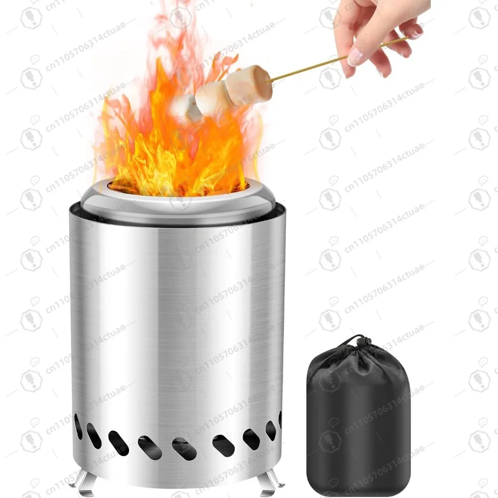 

Tabletop Fire Pit, Fire Bowl,Smokeless Stainless Steel Fire Bowl for Patio & Outdoor Adventures,Birthday Gifts,Housewarming Gift