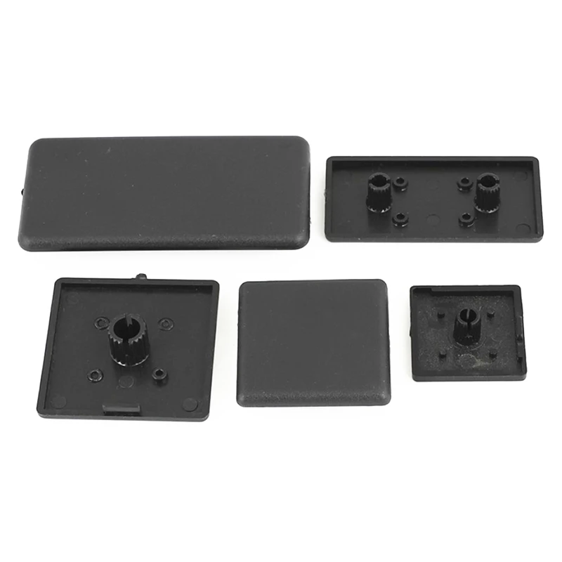 5/10/20/50PCS Black Plastic End Cap Cover Plate Endcap for 2020 2040 3030 3060 3030R 4040 4080 4040R 4545 EU Aluminum Profile