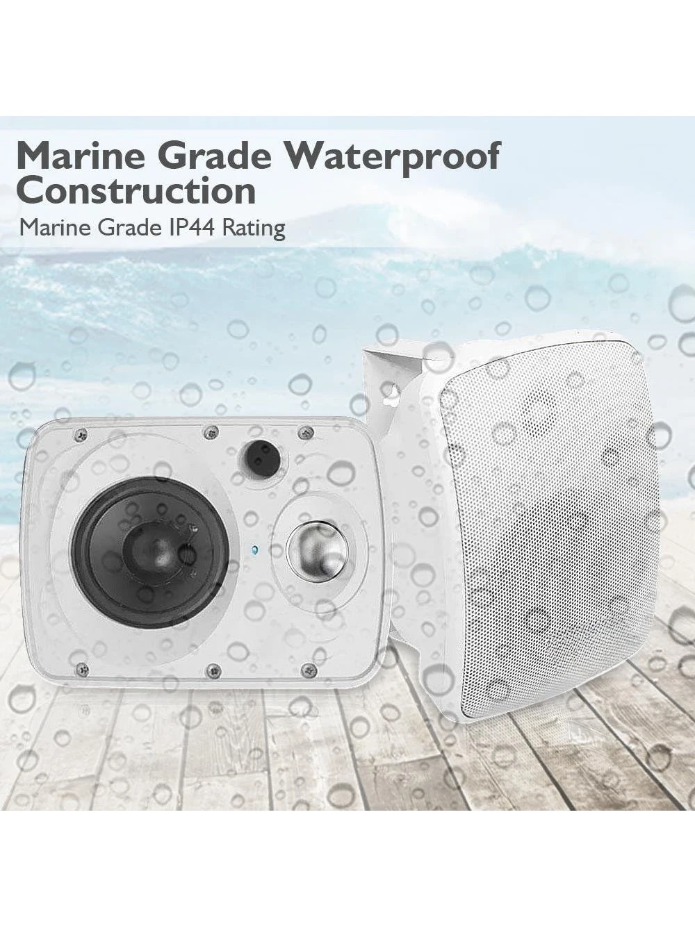 Outdoor Waterproof Wireless Bluetooth Speaker System 6.5 inch 800 Watt