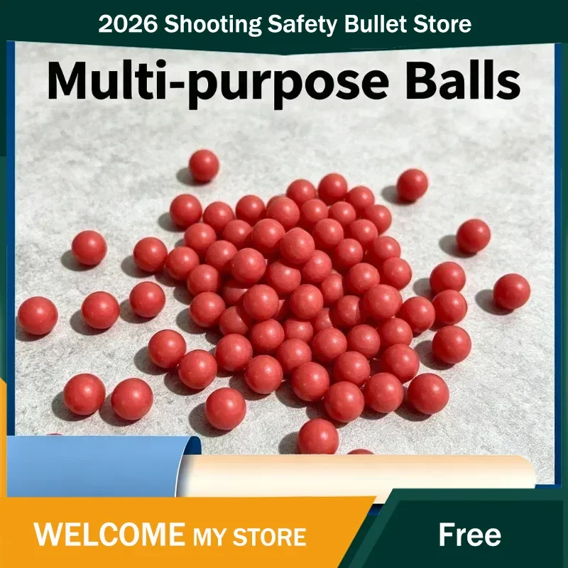 20292028cool 7mm Red Elastic Soft Play Balls 500PCS/Bag Household & Outdoor Toy Accessories 1Bag/2Bag/3Bag/5Bag/10Bag