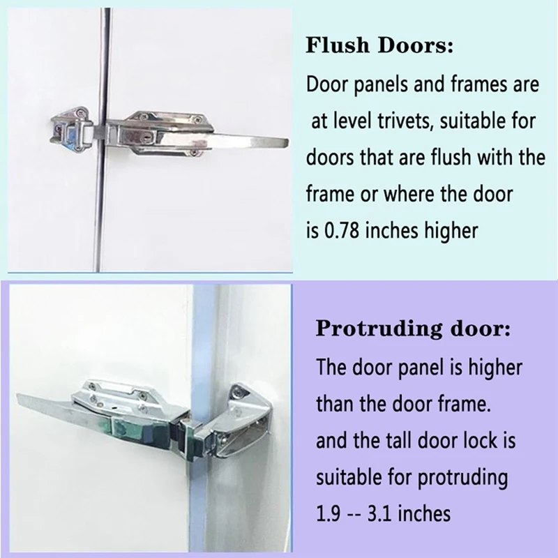 Walk In Freezer Door Latches Walk In Cooler Door Handle Latches Freezer Kit Heavy Duty With Key And Solid Metal Push Rod Durable