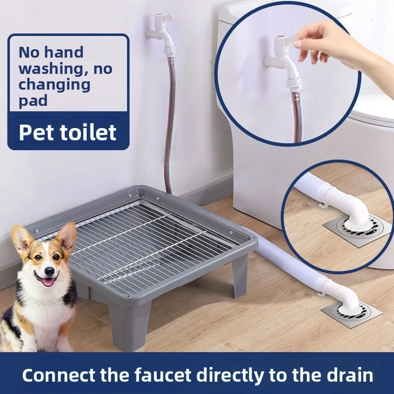 Dog toilet, pet thickened urinal, straight row special sewer potty