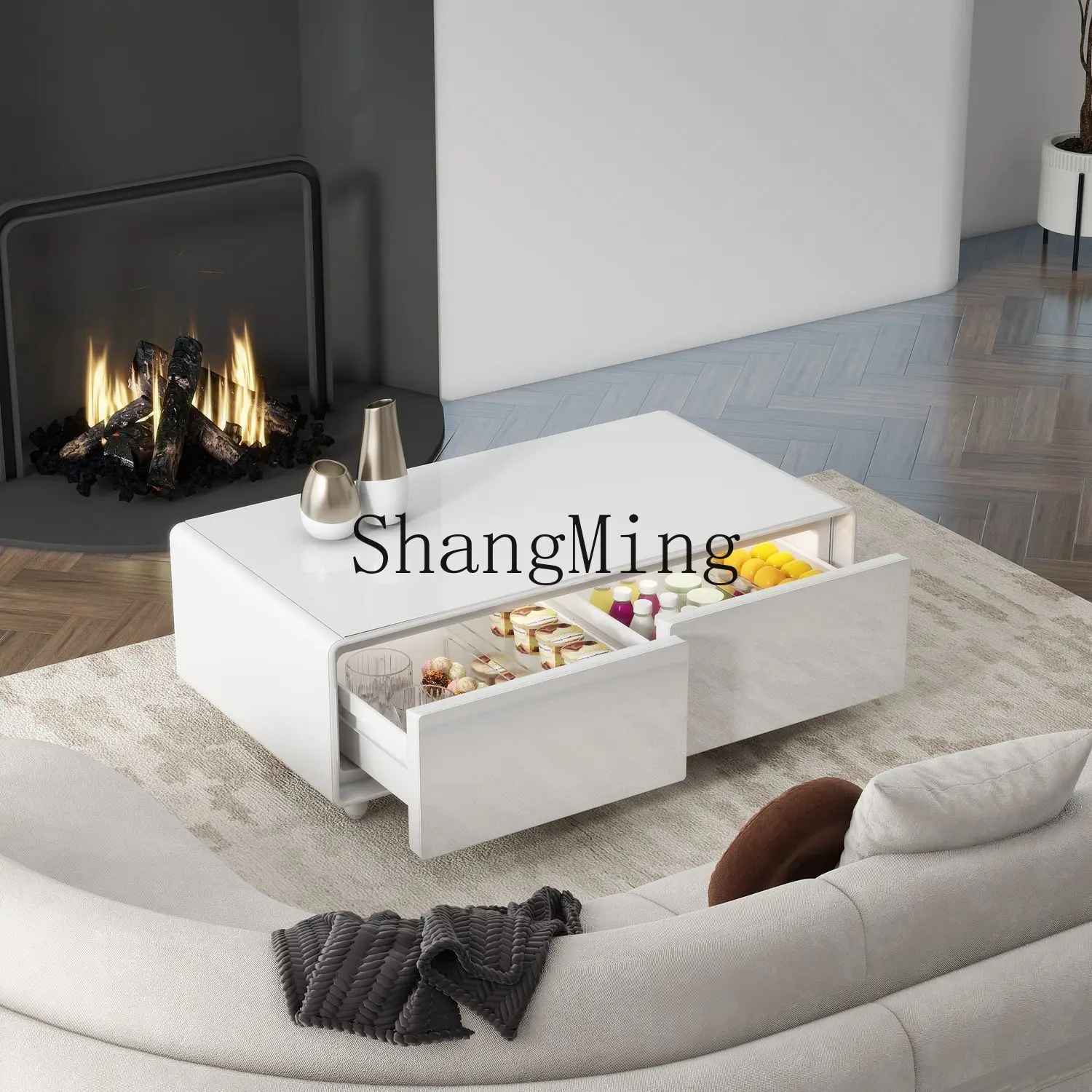 

CL Smart Coffee Table Refrigerator Integrated 135L Capacity Living Room Modern Office Refrigerator Coffee Table