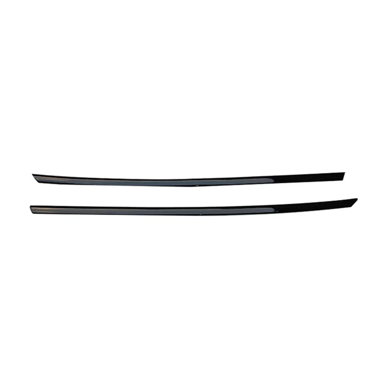 Car Glossy Black Front Bumper Mesh Center Grille Grill Moulding Strips Cover Trim for-VW Golf 8 MK8 2021 2022