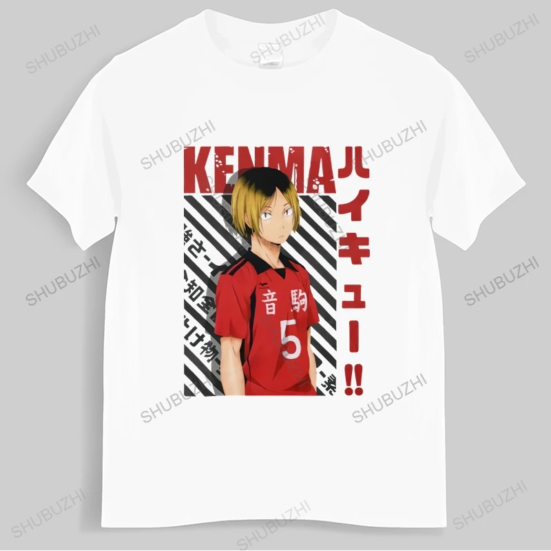 Haikyuu Cartoon brand T-shirt Short Sleeve Men Funny Japanese Anime Streetwear Harajuku Kenma Graphic Tshirt Clothes