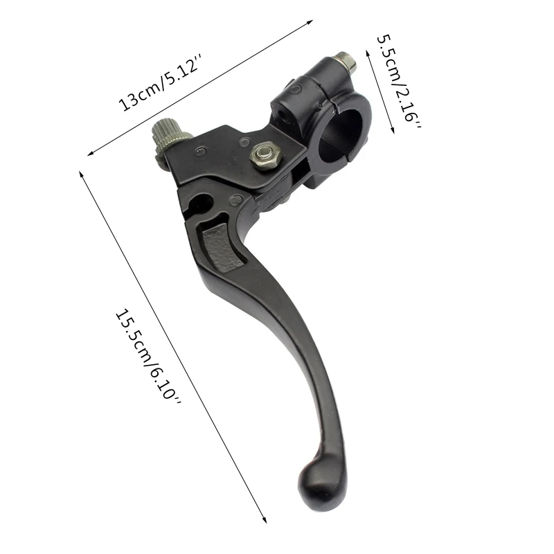 Motorcycle Brake Cable Clutch Lever 7/8\'\' 22mm Mount for Honda CRF50 XR50 Kawasaki Suzuki Scooter Dirt Bike Scootor 2pcs