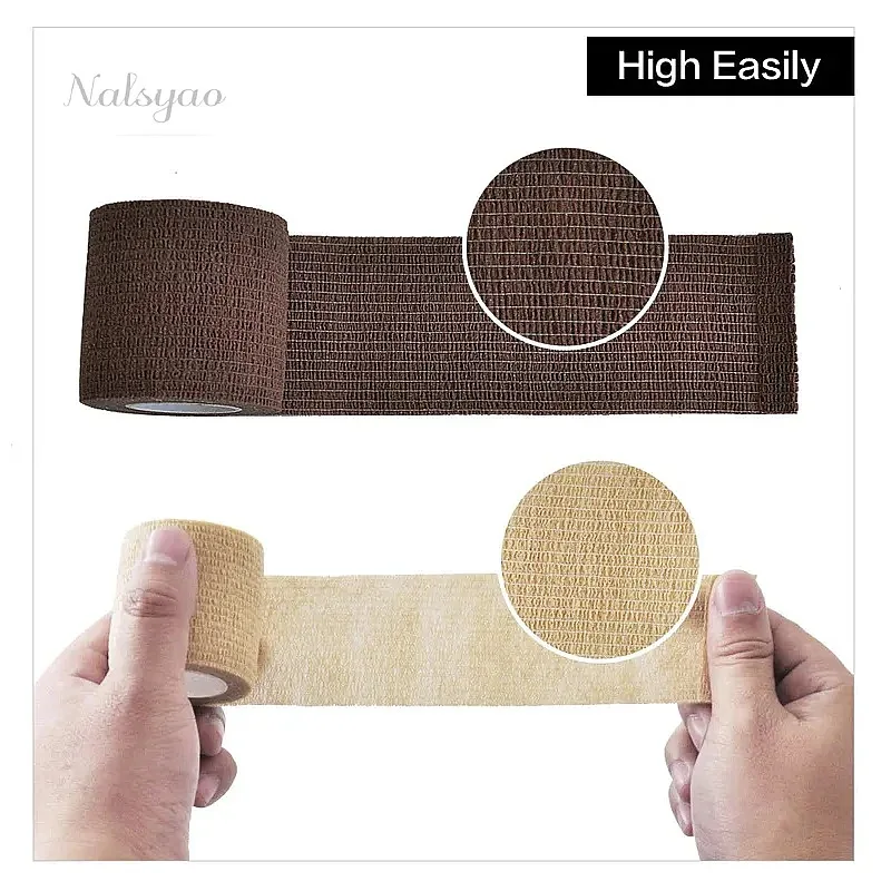 Sports Tape for Wrist Ankle Sprains Swelling Tattoo Cover 6/10/12pcs Self Adhesive Cohesive Elasticity Bandages