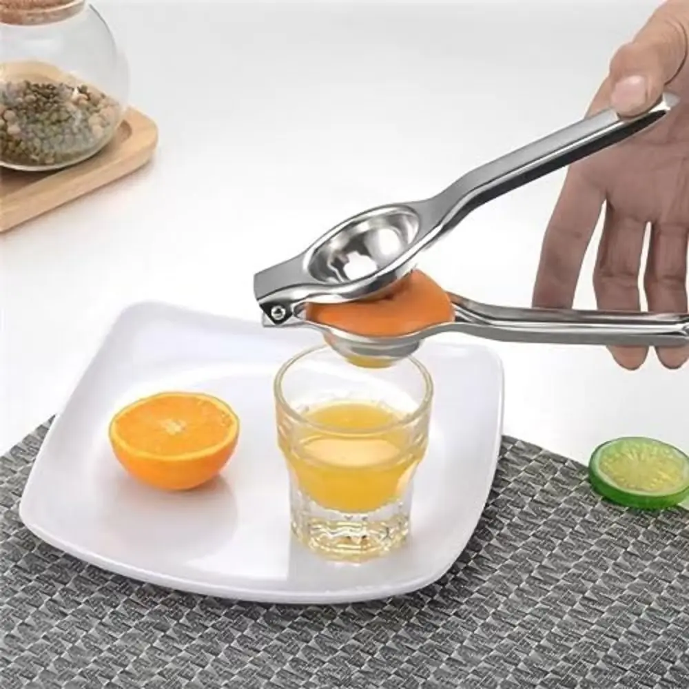 Stainless Steel Manual Lemon Squeezer Juice Fruit Press Citrus Orange Juicer Processor Household Kitchen Tool