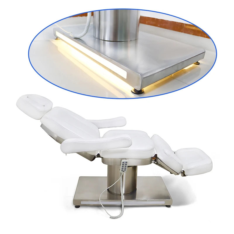 Anteeth Modern Beauty Massage Salon Lash Chair Cosmetic Spa Table 3/4 Motor Electric Facial Bed