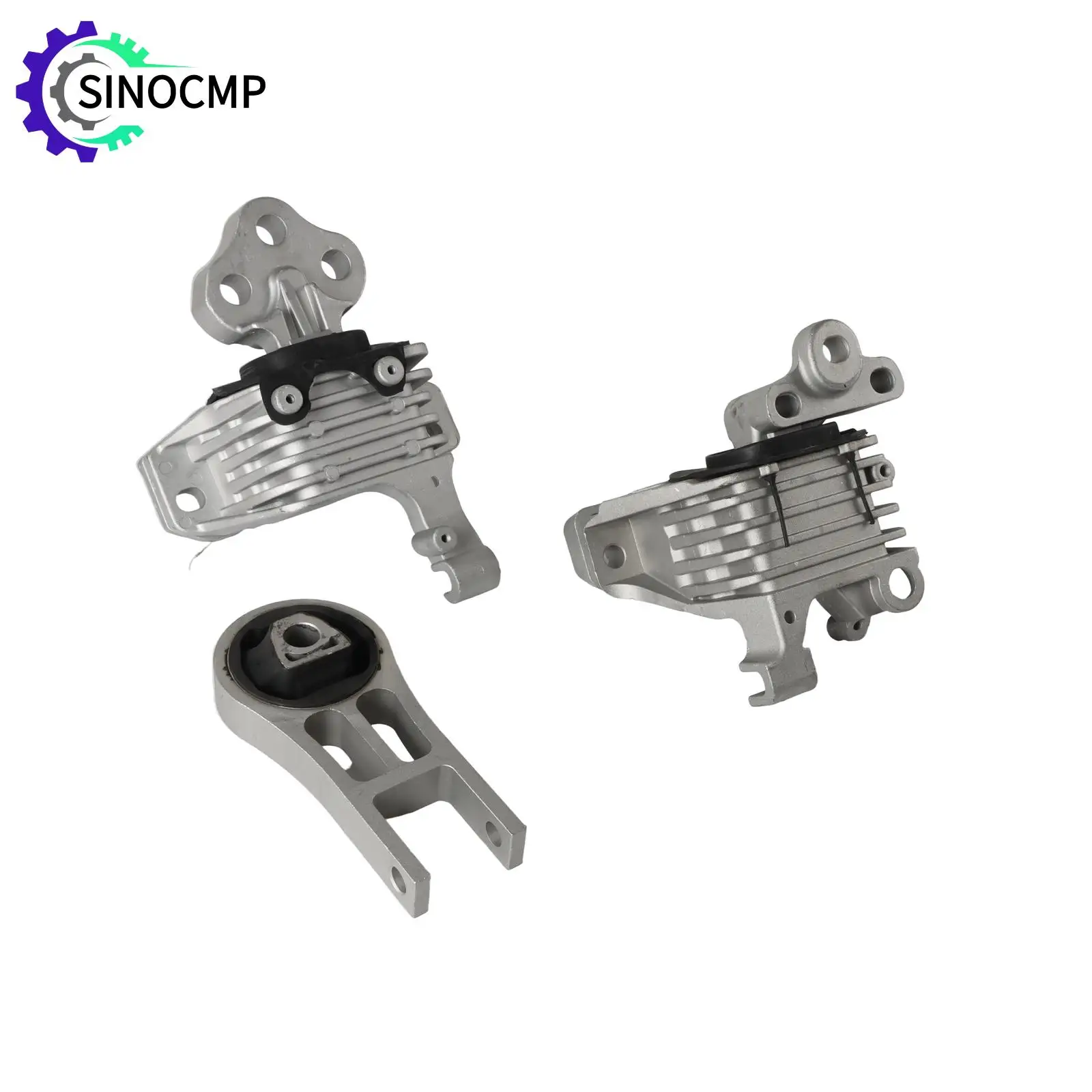 3pcs Engine Trans Mount For 2014-2019 Jeep Cherokee 3.2L Chrysler 200 3.6L A5824 A5847 A5752 Auto Parts Torque Strut Motor Mount