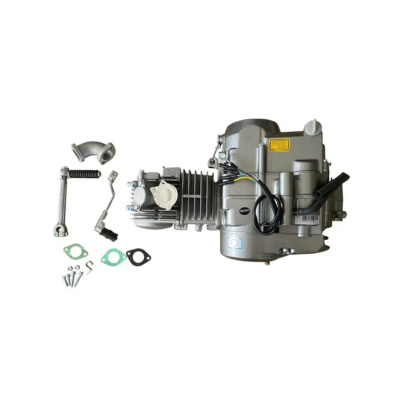 Original Yinxiang 125cc engine YX125 motorcycle engine assembly kick start 153FMI 124CM3