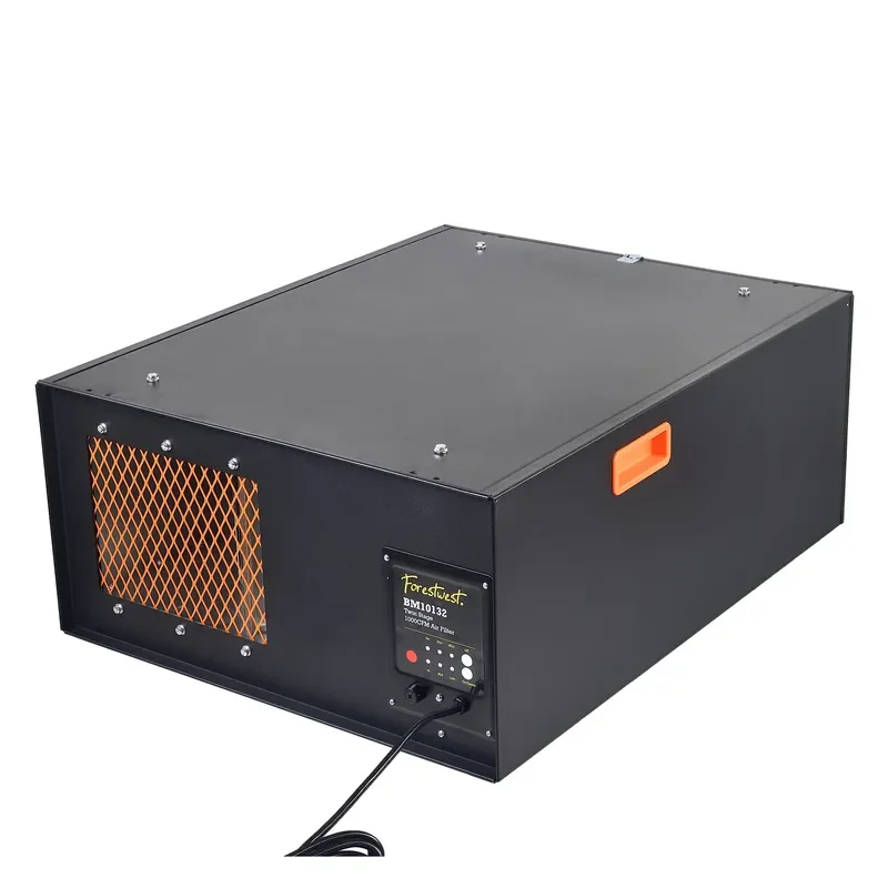 Industrial Air Scrubber 1000 CFM 3 Speed Remote Control Woodworking Dust Collector Filtration System Workshop Cleaner BM10132