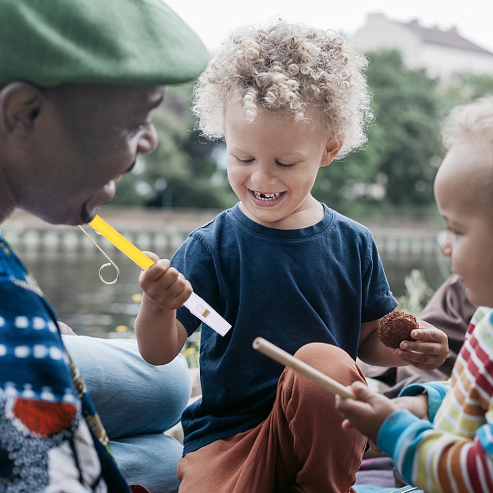 

2Pcs Sliding Pull Flute Kids Musical Plaything Excellent Workmanship Fine Details Long-Lasting Use for Music Lovers Interactive