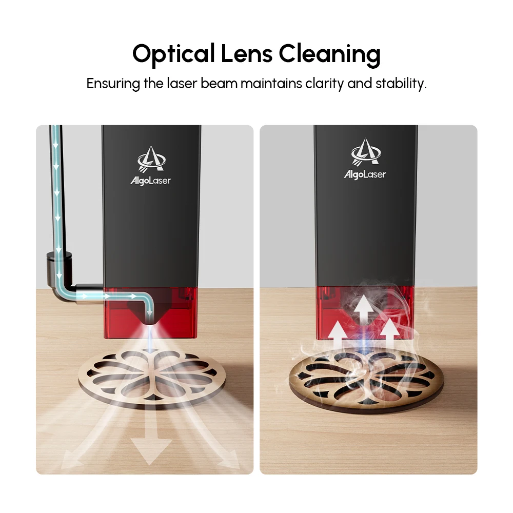 AlgoLaser Pompa di assistenza all'aria per incisore laser 0-30L/Min Velocità regolabile Accessori per moduli laser per compressore d'aria a basso rumore