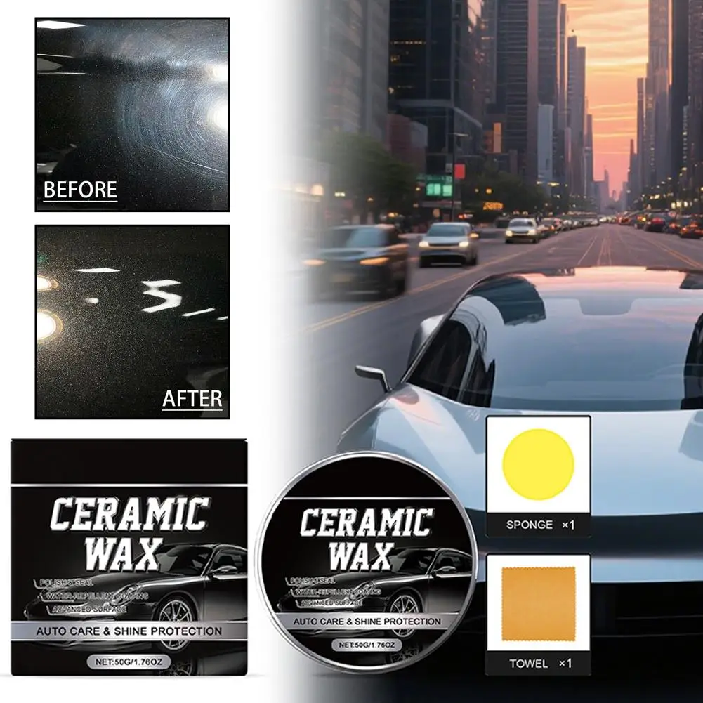 Car Coating Paint Polishing Agents Maintenance Wax Crystal Plating Coating Polish Auto Anti Scratch Repair Remover Wax Car Care