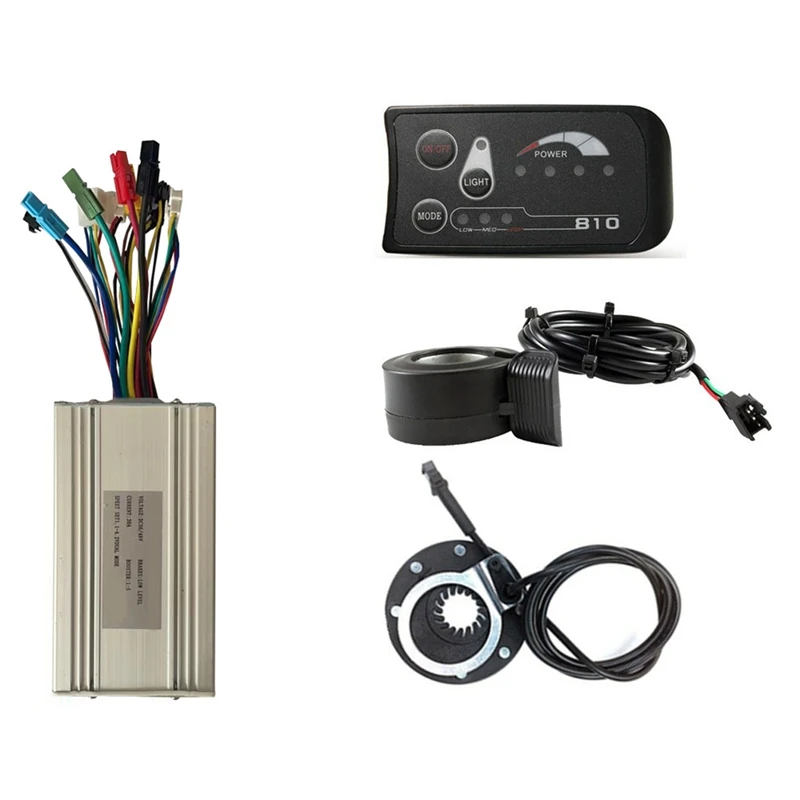 

E-Bike Conversion Kit Replacement Accessories 36V 48V Bicycle Speed Control Kit With S810 Panel For 1000W E-Bike