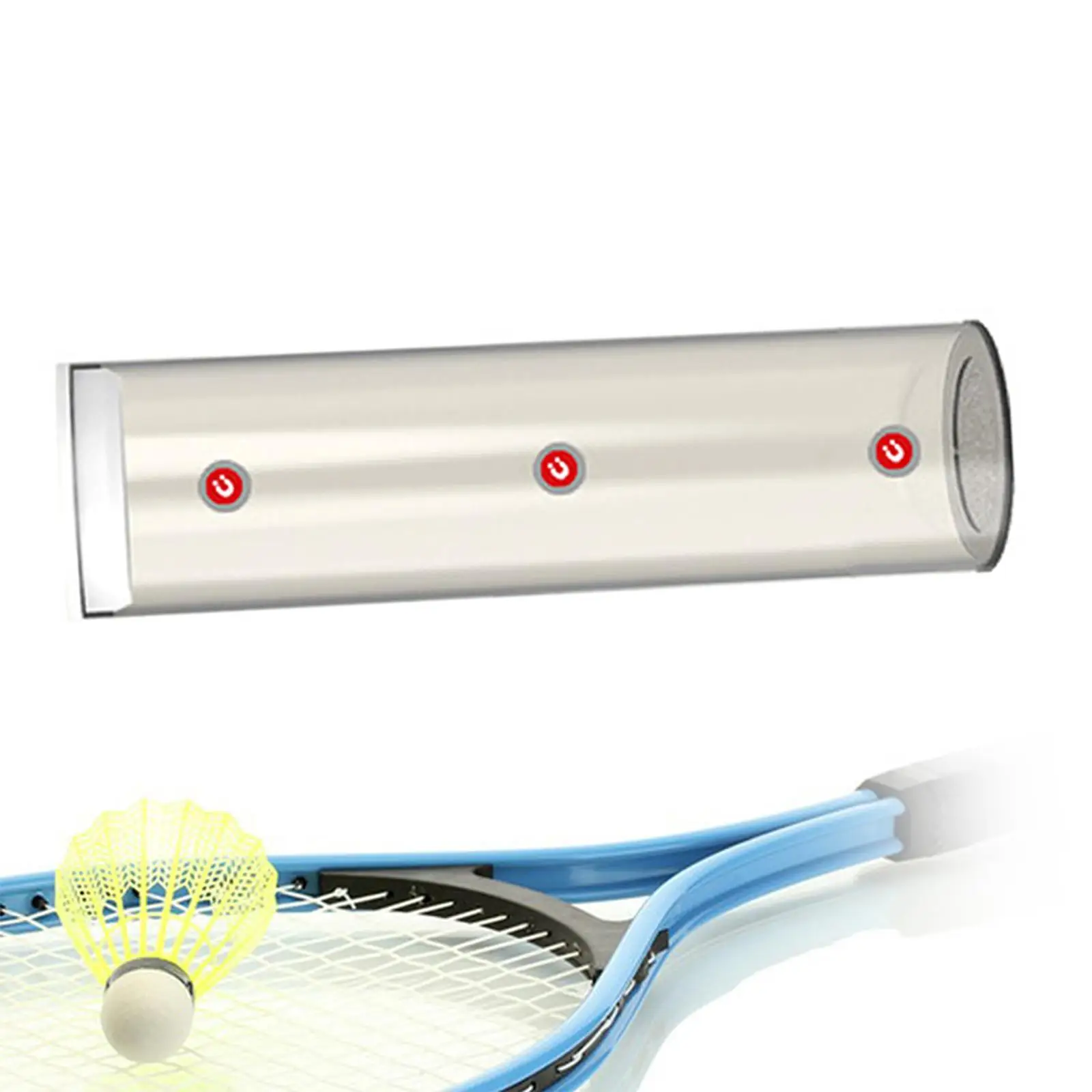 

Shuttlecock Storage Tube ABS Plastic Badminton Collector Case for Kids Sports Practice Indoor Outdoor Gym Use
