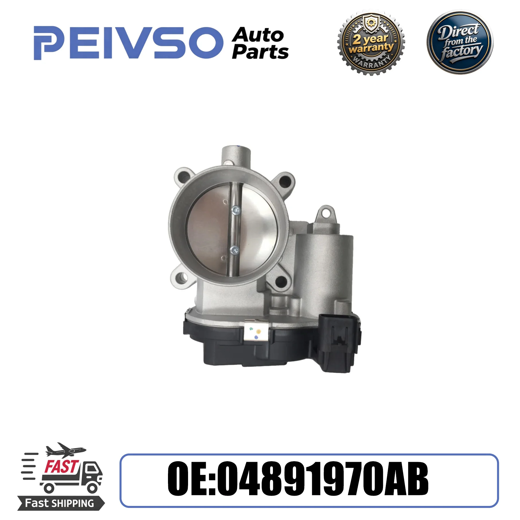 

04891970AB New High-Quality Throttle Body For DODGE CHRYSLER JEEP RAM 2013-2022 2.4L OE:04891970AD 04891970AC Auto Parts