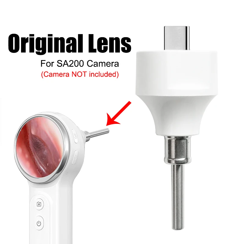 3.9mm Digital Visual Lens Probe Parts Accessory with 6 LED Light for Wireless HD Smart Endoscope Ear Scope Model SA200 Camera C2