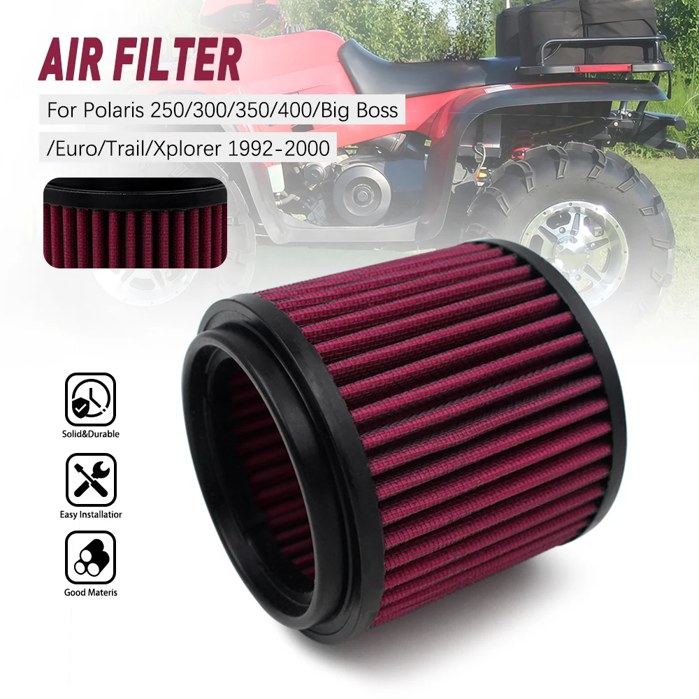 

Motorcycle Air Filter Intake Cleaner For Polaris Big Boss Trail Blazer 250 300 350 350L 400 Xplorer Xpress 7080369