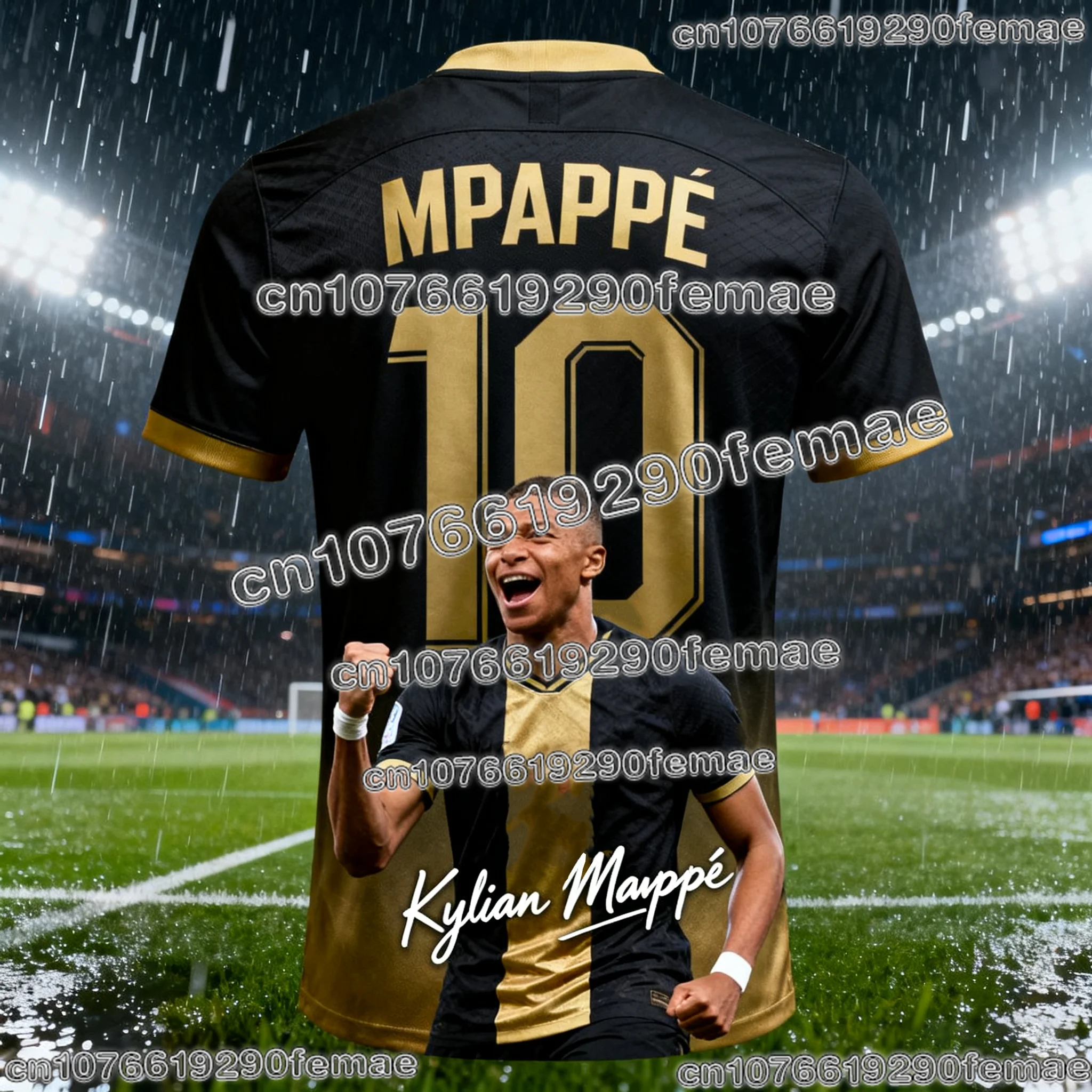 إمبا بوب # 10 2026 AI Football Jersey Fan Edition تي شيرت تدريب ناعم قابل للتنفس للأطفال والكبار قميص رياضي صيفي مثالي #4