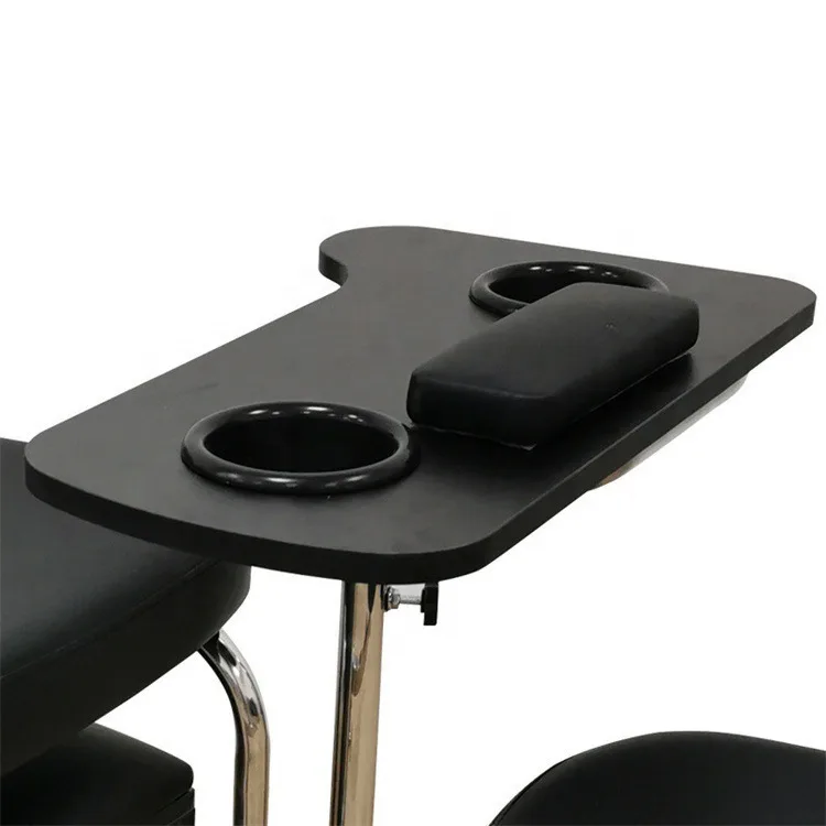 %d Multi Functional Portable Mobile Nail Tech Table and Chair Set with Metal+Plastic Top Modern Design for Commercial Use-