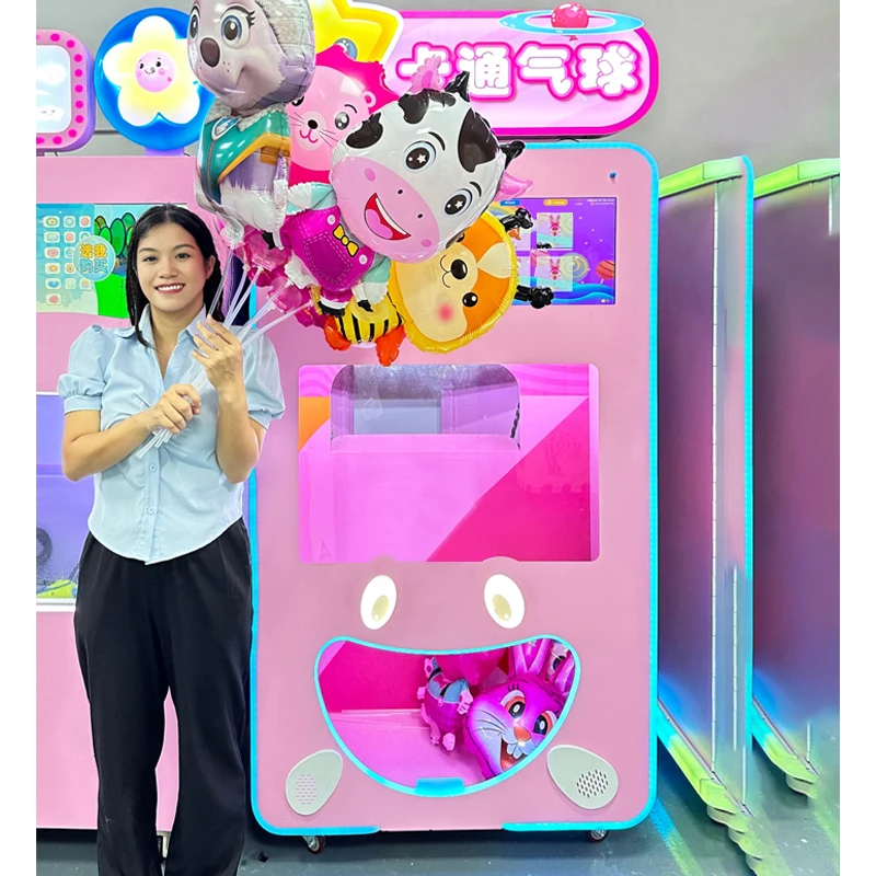 

Customized Easy Operate Full Automatic Balloon Vending Machine New Design Electric Custom Logo Commercial Mall