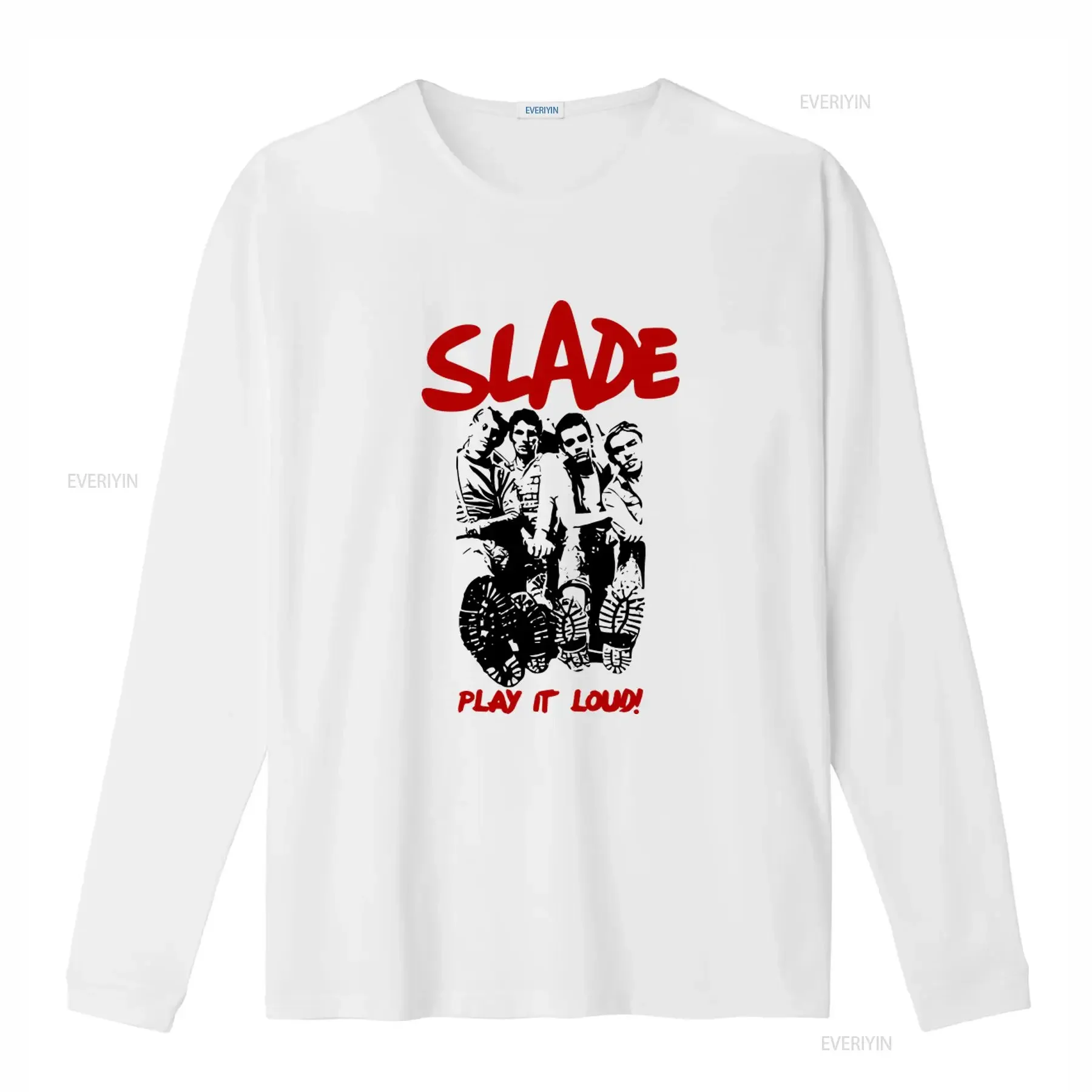 Slade Band Album Play It Loud T Shirt for Men All Sizes S to 4XL QQ200 vintage Washed fashion homme designer clothes Soft