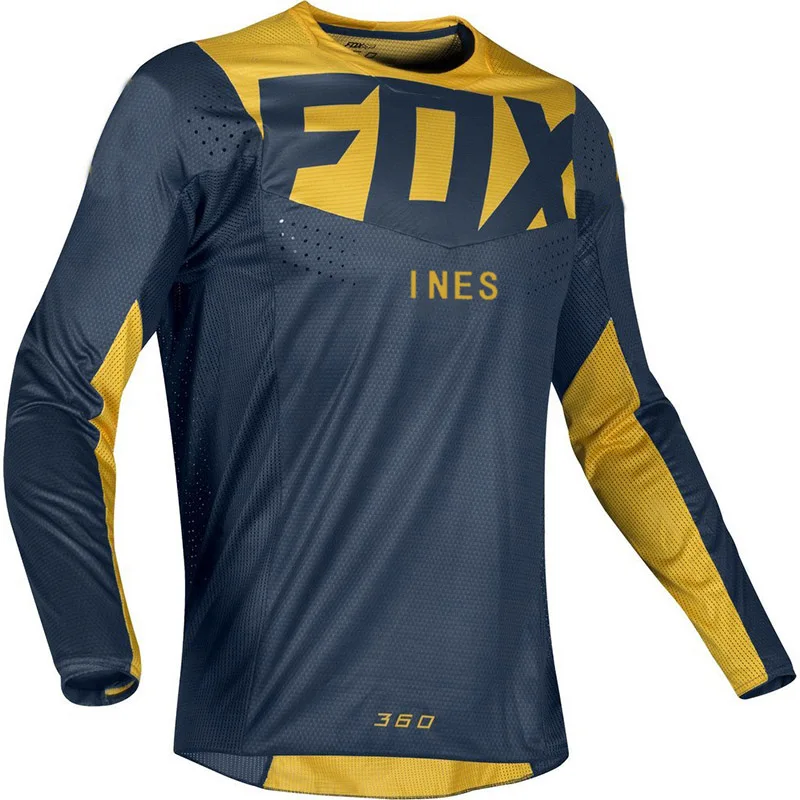 Fox INES-Men's Lowering T-shirt, Mountain Bike Sports Suit, Off Road Motorcycle Shirt, Mountain Bike, DH, Motorcycle Racing Suit