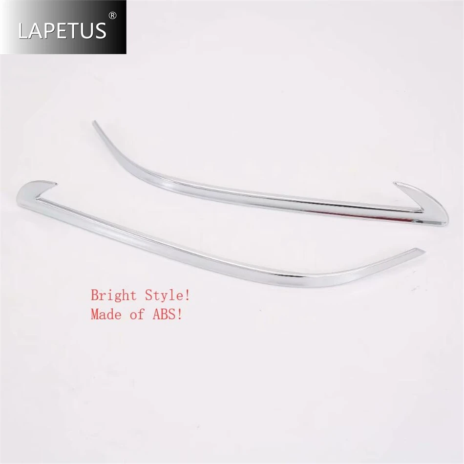 

Accessories Car Rear Fog Lights Lamps Foglights Strip Decoration Cover Trim ABS Chrome Exterior For Audi A6 C8 Sedan 2019 - 2022