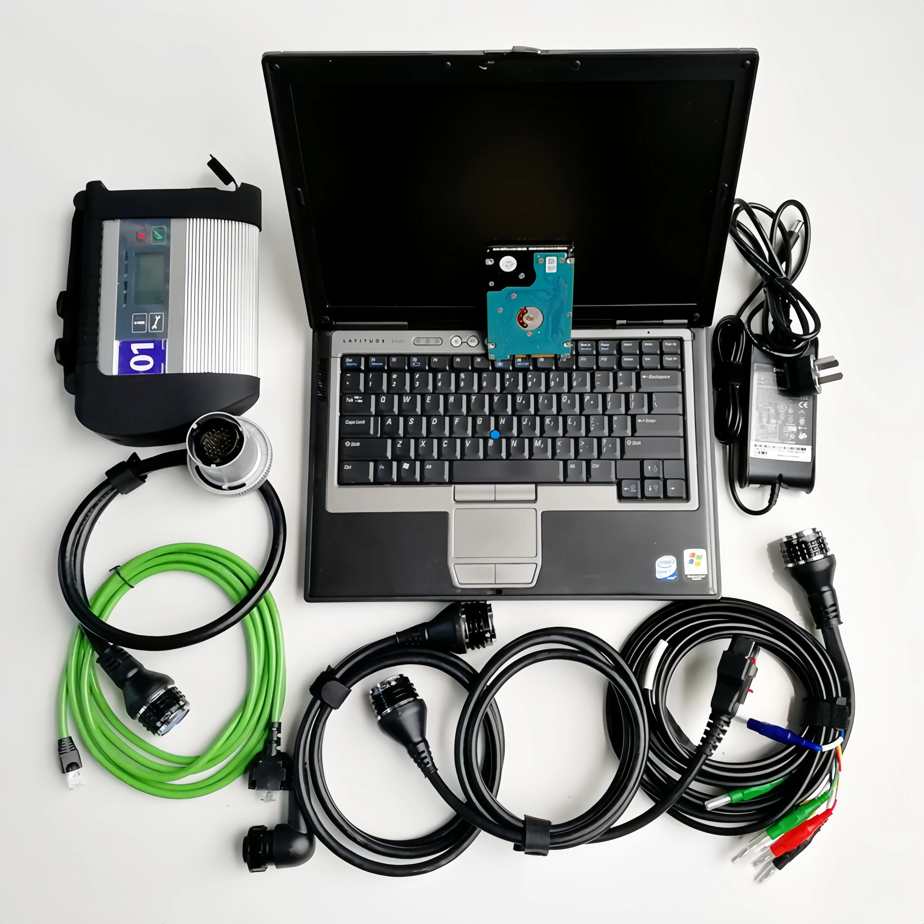 

SD Connect C4 500 ГБ HDD 2025.12v DAS DTS в ноутбуке D630 Win10 диагностическая система для сканера автомобилей-грузовиков Mercedes