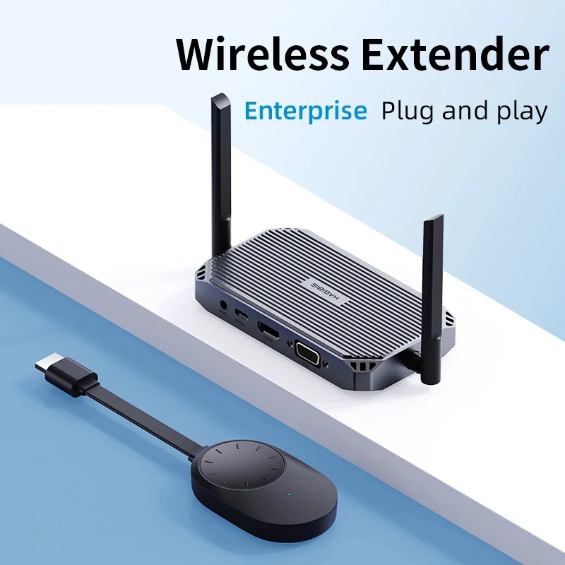 

New Wireless HDMI-compatible Transmitter and Receiver Extender Kit Wireless Display Dongle for TV Camera Streaming Projector