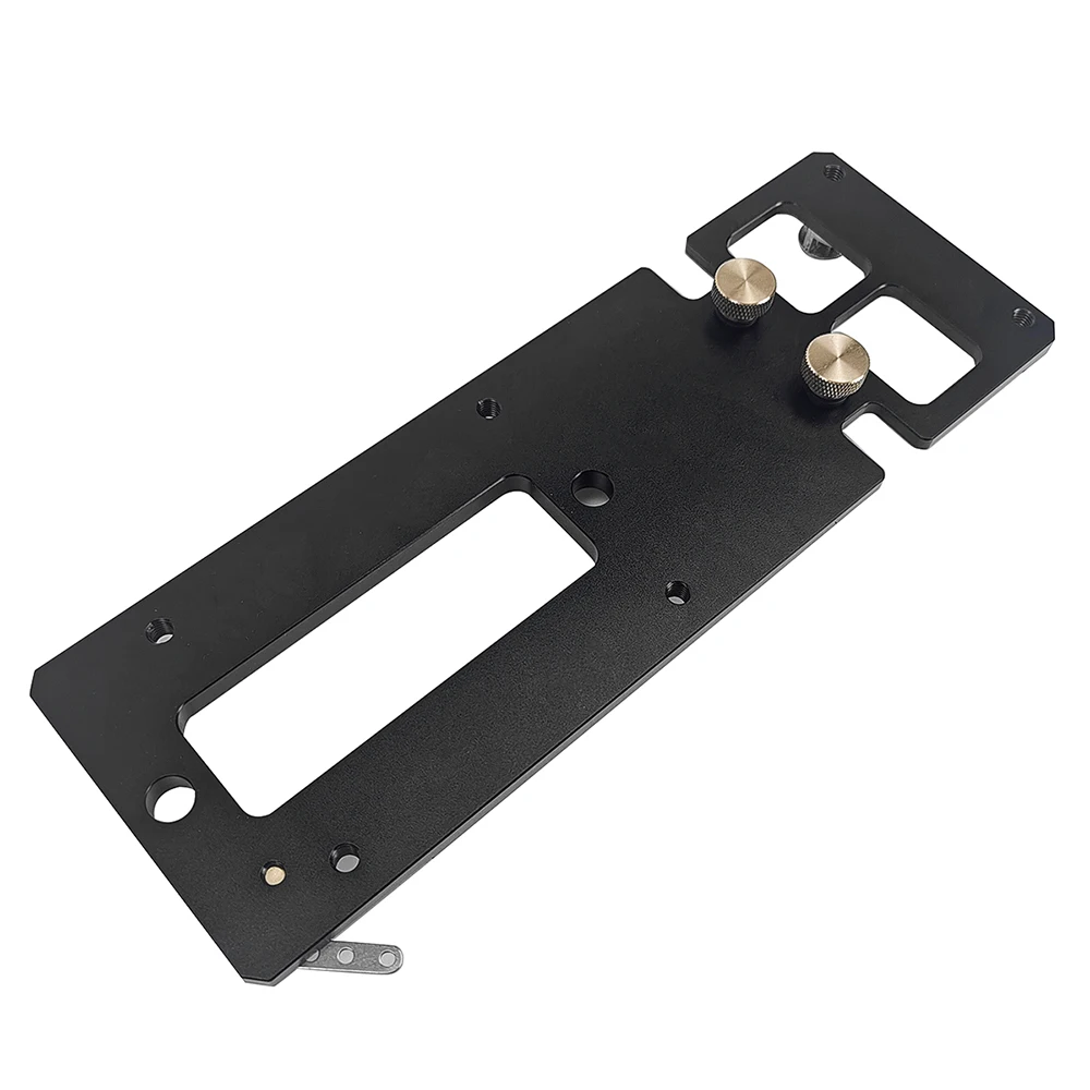 

Fonson Mini Track Saw Square Woodworking Guide Rail Square 90 Degree Right Angle Guide Plate Aluminum Alloy