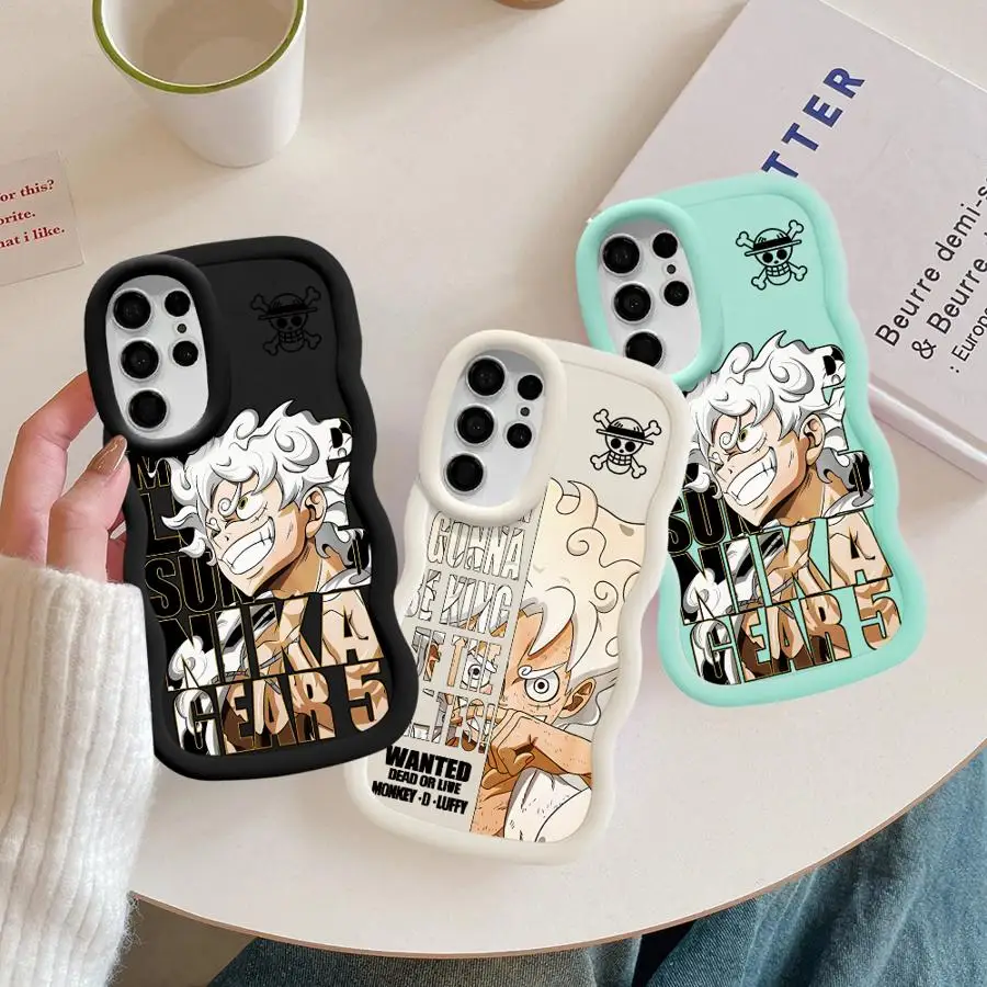 Мягкий чехол для телефона Samsung Galaxy S24FE S23 S25 Plus S20 FE S21FE Ultra S24 S23ultra S22 с рисунком аниме One