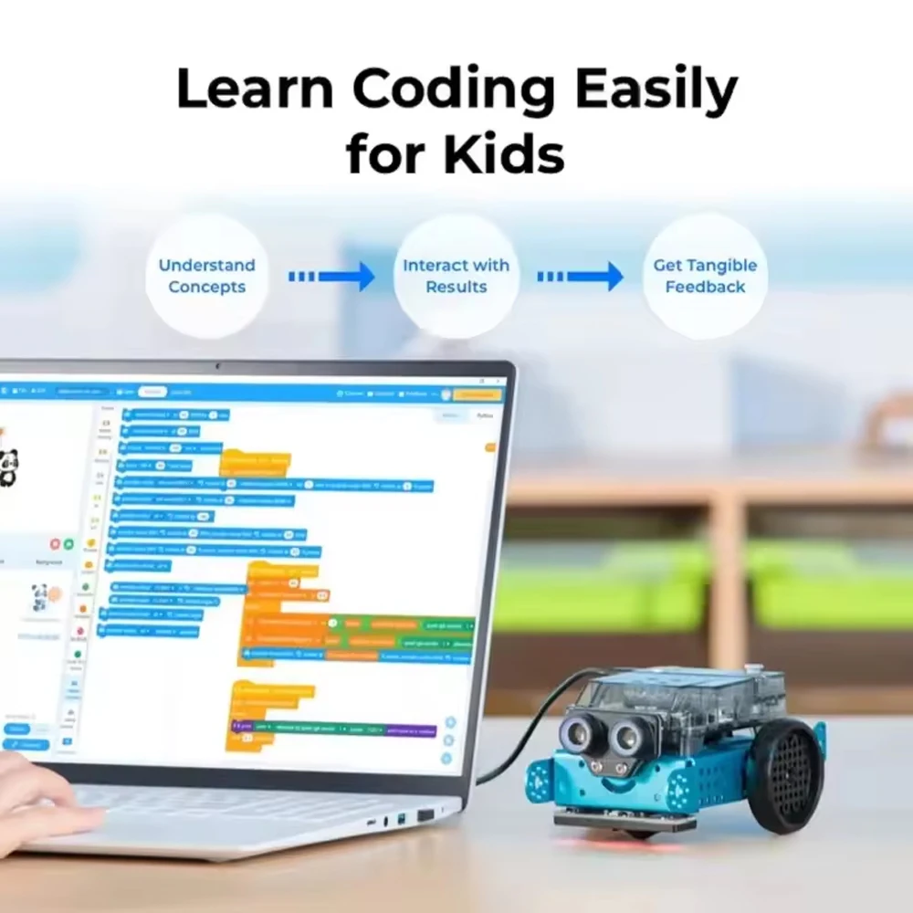Makeblock mBot Neo mBot2 Beginner-friendly Coding Robot Kit STEM Toy Car Educational birthday Gift Scratch 2.0 Arduino DIY Smart - Image 4