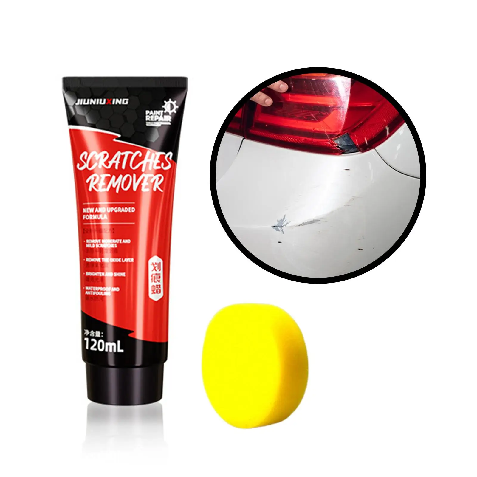 Car Scratch Remover 120ml Touch up Paints Coating Scratch Repair Wax for Car