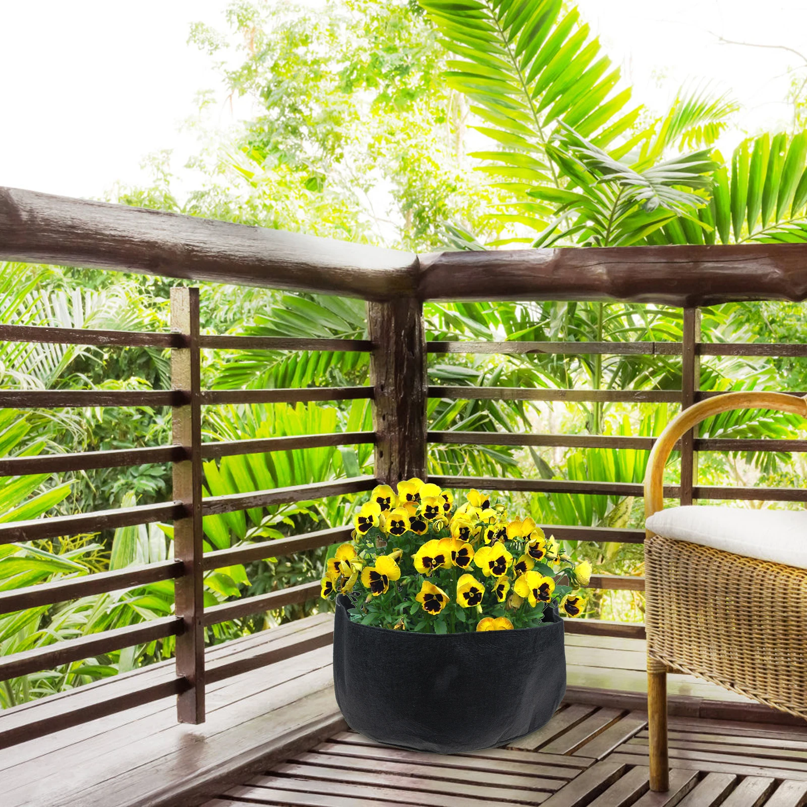 

Нетканые мешки для посадки моркови и фруктов, детские 5-галонные контейнеры для выращивания, разделенные мешочки для цветов, домашний офис, балкон, сад