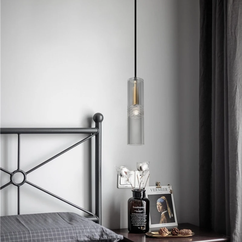 SANDYHA الحديثة الحد الأدنى أنيقة كريستال قلادة LED ضوء غرفة المعيشة غرفة نوم طاولة طعام أنيقة ديكور المنزل تركيبة إضاءة