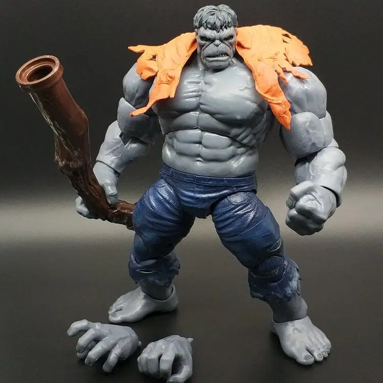 In Stock Super Heroes Hulk Action Figure 40th Anniversary Grey Hulk The Thing Rhino Juggernaut Collectible Toys Collection Gifts