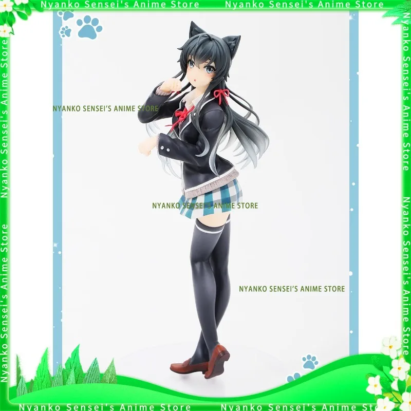 

My Youth Romantic Comedy Is Wrong, As I Expected Yukinoshita Yukino 18cm Cat Ear Uniform Figure Anime Model Doll Collectible