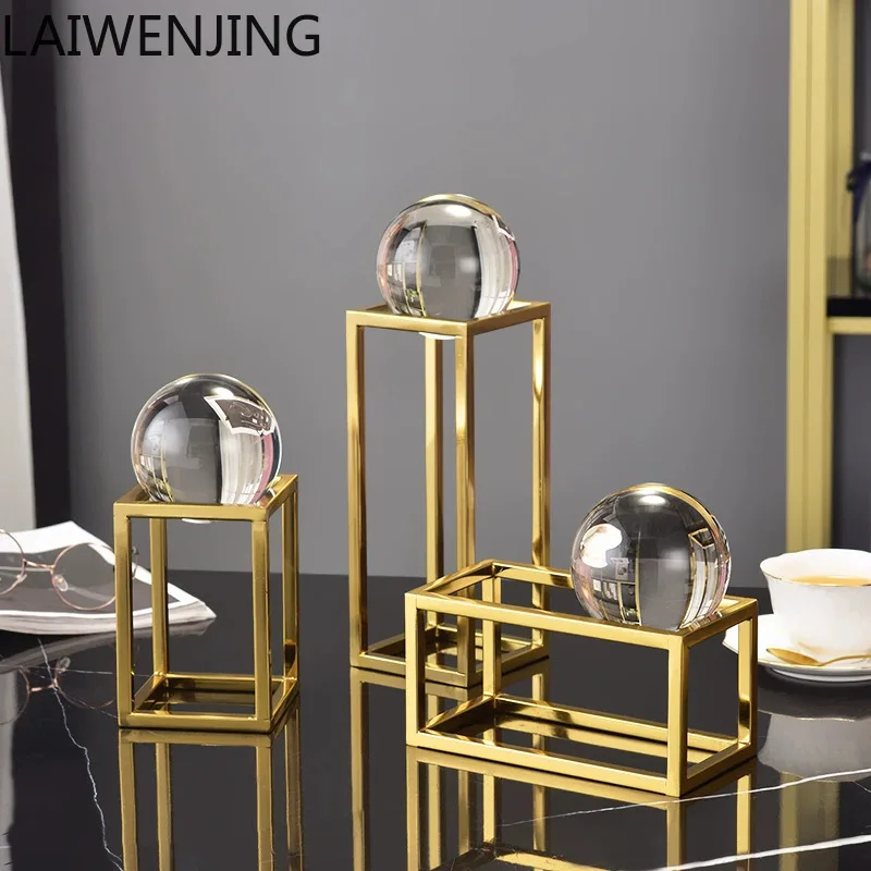 

MJY Европейский стиль Хрустальный шар Металлическое украшение дома Вход Железный художественный орнамент