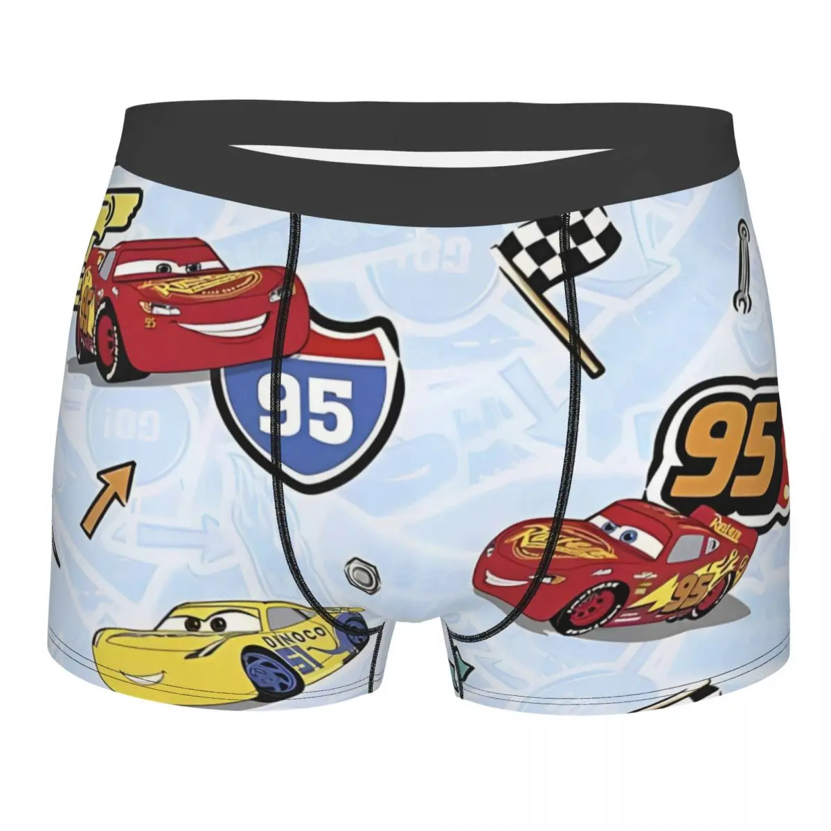 Custom Cars Lightning McQueen Boxer Merch Boxers Briefs Novelty Underwear Boxer Shorts Gag Soft Quilt Underpants Gift For Men