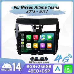 Car Radio for Nissan Altima Teana 2013 - 2017 2 Din Android Car Stereo WIFI Carplay GPS Navigation Multimedia Player Head Unit