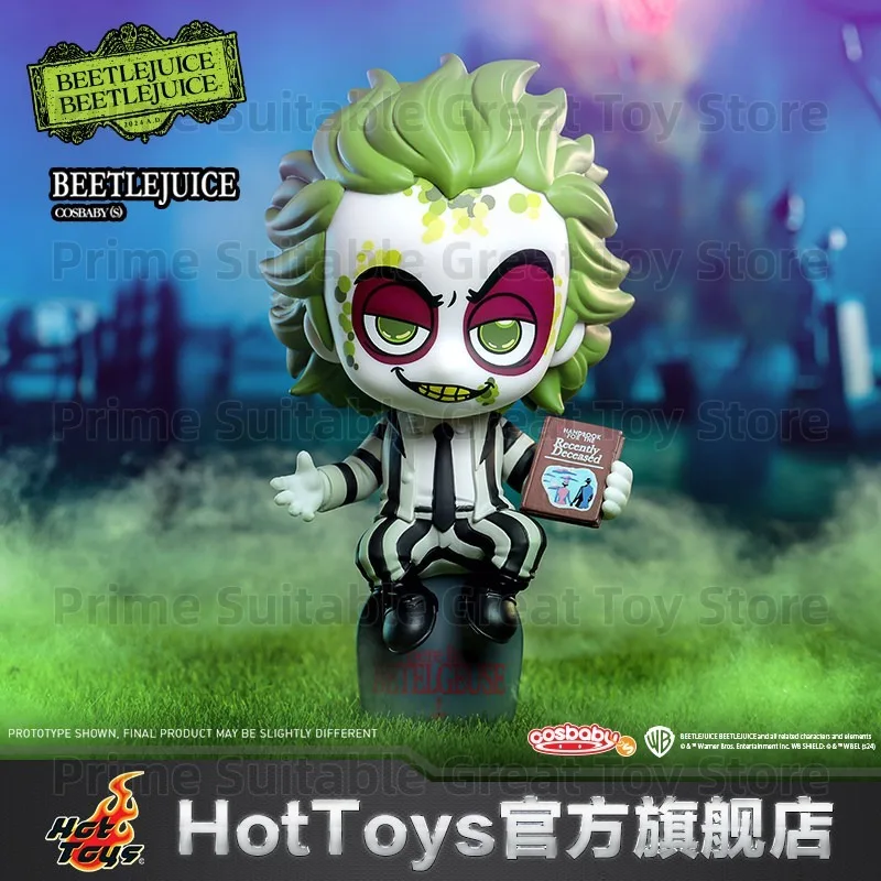【Auf Lager】Original Hot Toys Beetle Juice Beetle Juice COSBABY(S) Mini-Sammlerfigur als Geschenk und Sammlerstück