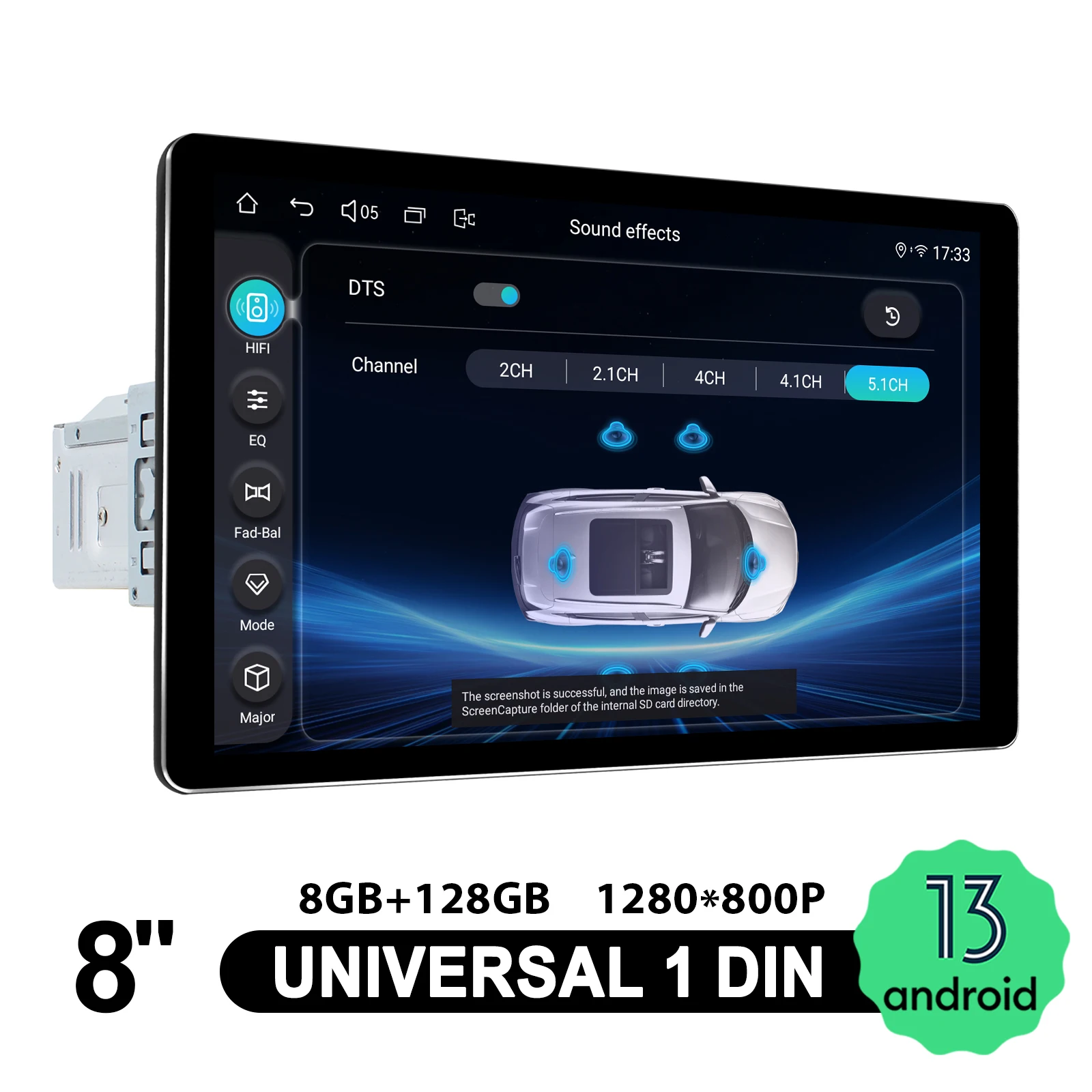 راديو ستيريو للسيارة من JOYING مقاس 8 بوصات لاسلكي Apple CarPlay ومشغل MP5 للوسائط المتعددة الأوتوماتيكي الذي يعمل بنظام Android مع مدخل كاميرا احتياطية #6