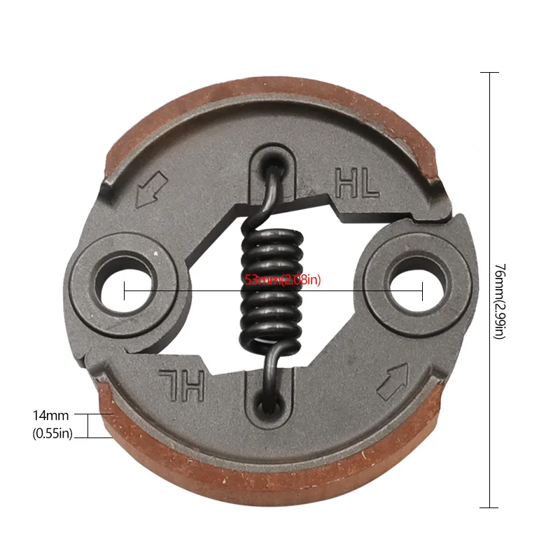 Imagem -06 - Embreagem com Parafusos Kit Arruelas de Onda para Honda Gx35 430 Aparador Cortador de Escova Cortador de Grama Motor Pequeno