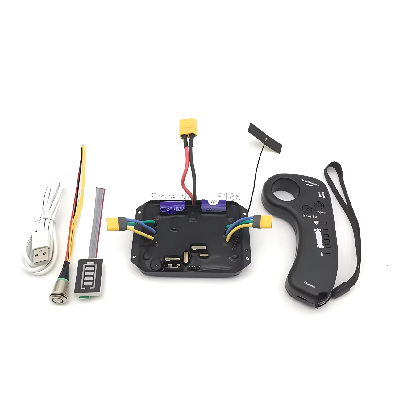 36V Longboard Drive ESC Substitute Control Mainboard Remote Scooter Mainboard 10S Dual Motor Electric Skateboard Controller