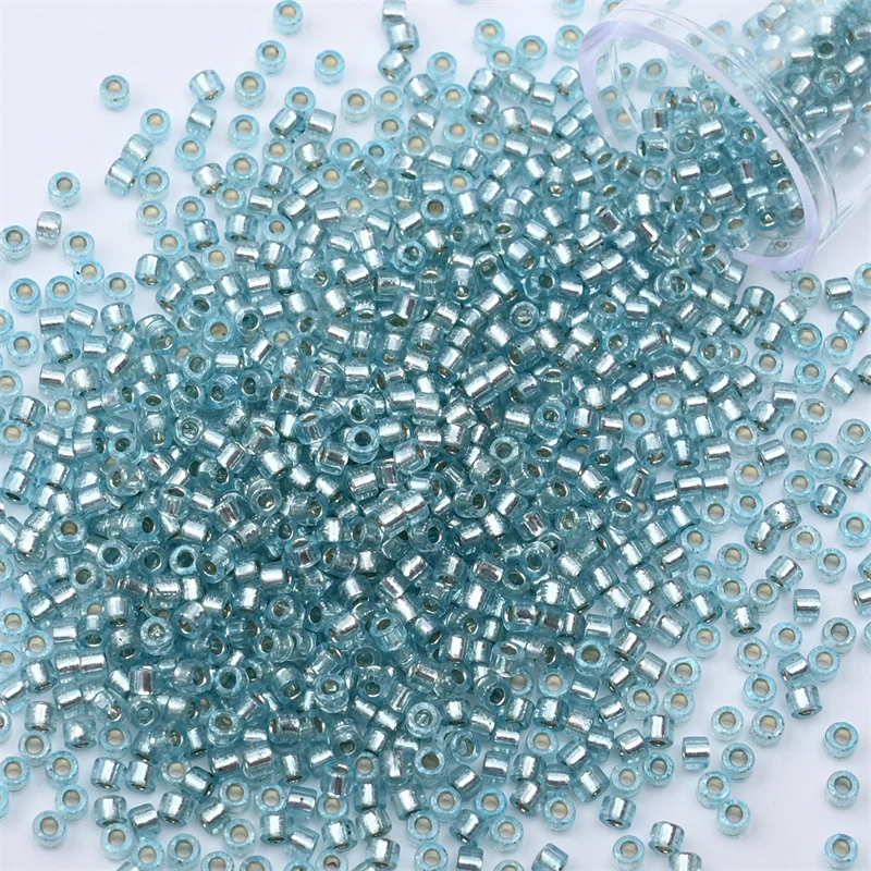 2mm Silver Colour Mini Japanese Glass Beads for DIY Craft